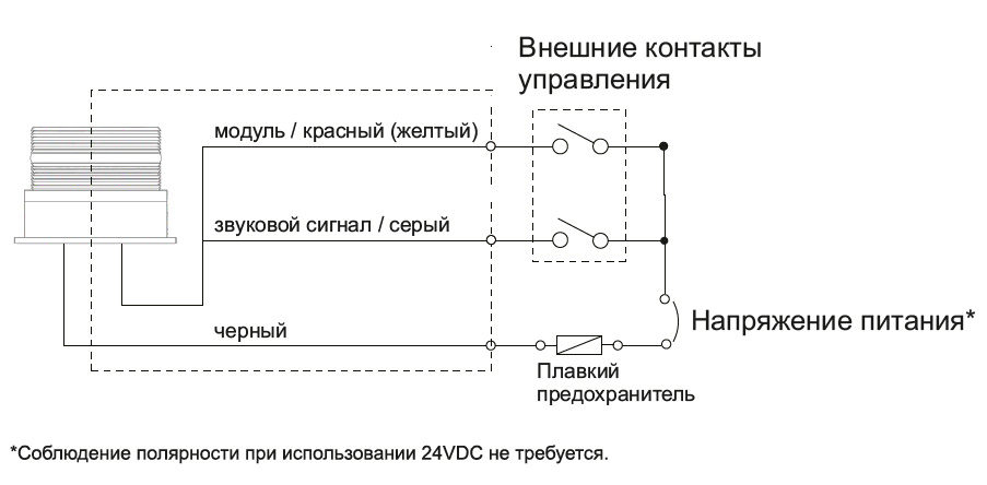 Схема электрического подключения SL90B INNOCONT