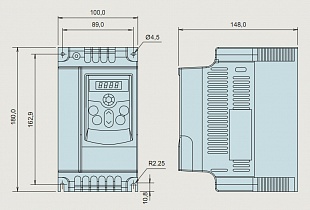 Частотный преобразователь Fuji FRV-Micro 1.5 кВт 220В