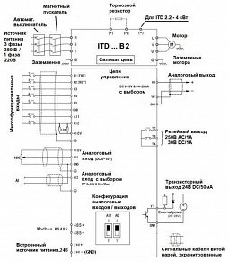 Преобразователь частоты INNOVERT ITD751U43B2 0.75 кВт 380В